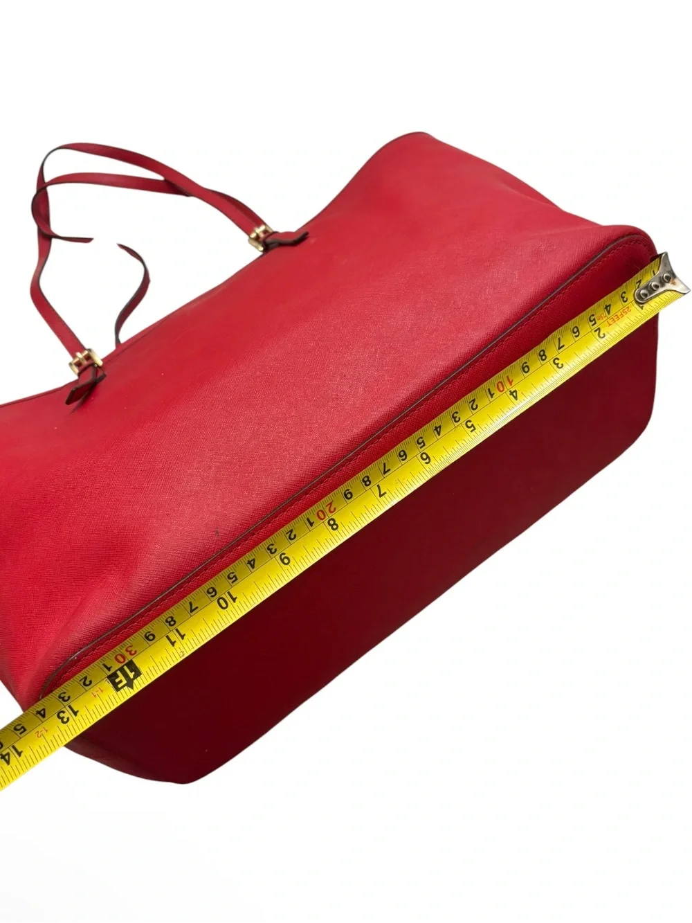 Michael kors red oversize tote business bag